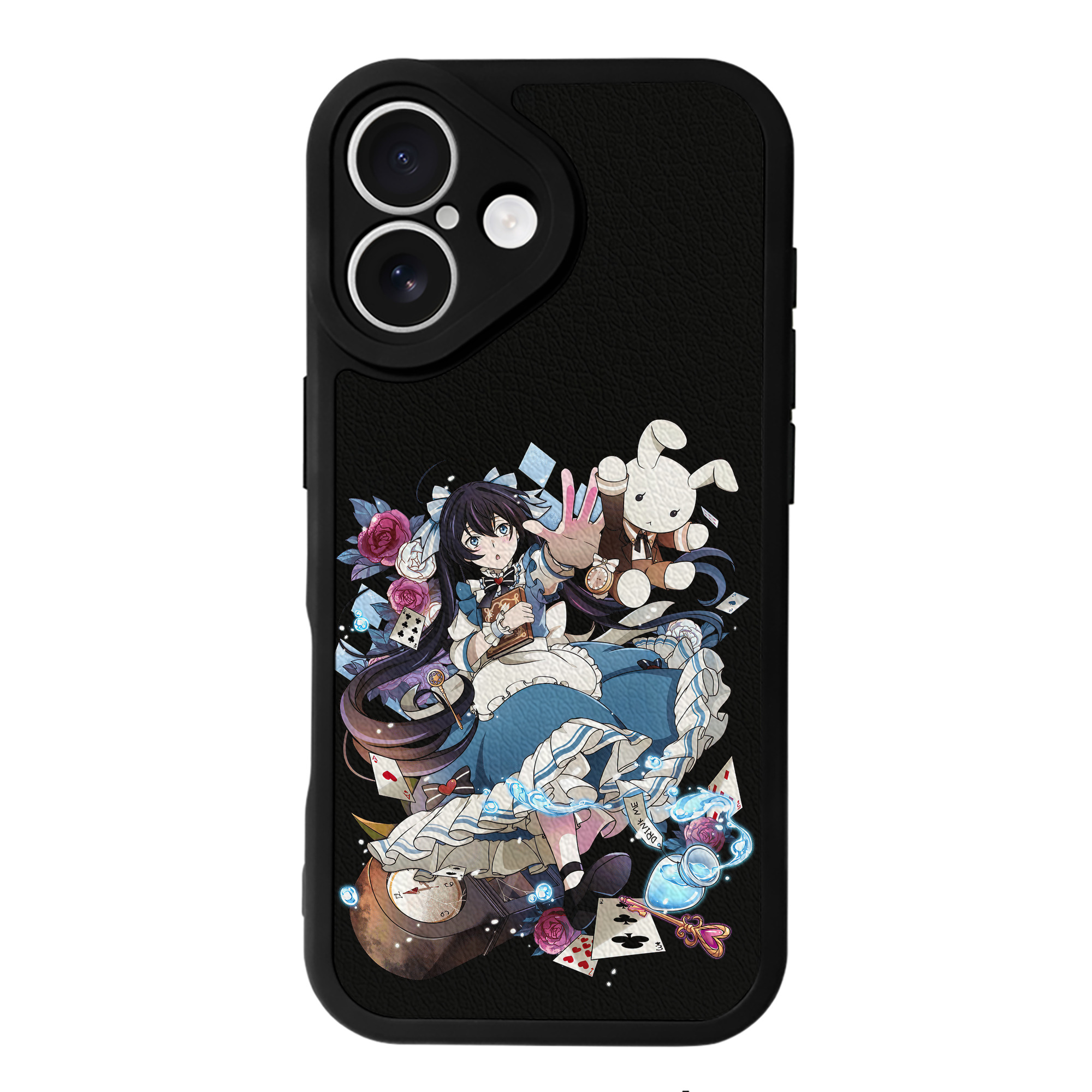 （画像用） 文豪ストレイドッグス Bungo Stray Dogs 【iPhone 16シリーズ対応】シリコンスマホケース（レザー調） 材質：シリコン